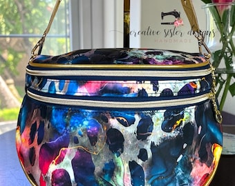 Painted Leopard Hellcat Crossbody | Mom Bag | Travel | Gift Shop | Viral