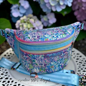 Riñonera artesanal Cindy LP / Riñonera / Bolso de cintura / Bolso cruzado / Bolso de viaje / Mediano Be Hip / Regalo