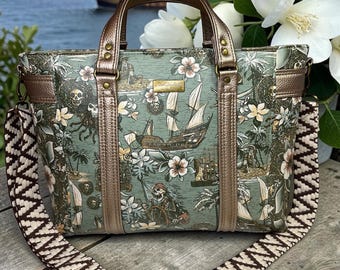 Handmade Blooming Treasures Crossbody Bag | Purse | Handbag | Sincerely Jens| Gift Shop