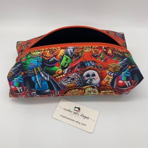Halloween | Pencil Pouch | Zipper Pouch | School Supplies | Makeup Bag | Coin Purse | Zipper Case | Zipper Bag | Boho | Travel Bag | Disney