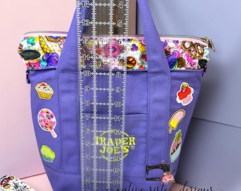 Snacks T. Joe's Lined Canvas Mini Tote | Gift Shop