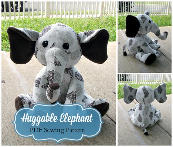 elephant sewing pattern pdf
