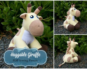 Huggable Giraffe Pattern - PDF Instant Download