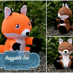 Huggable Fox Pattern - PDF Instant Download