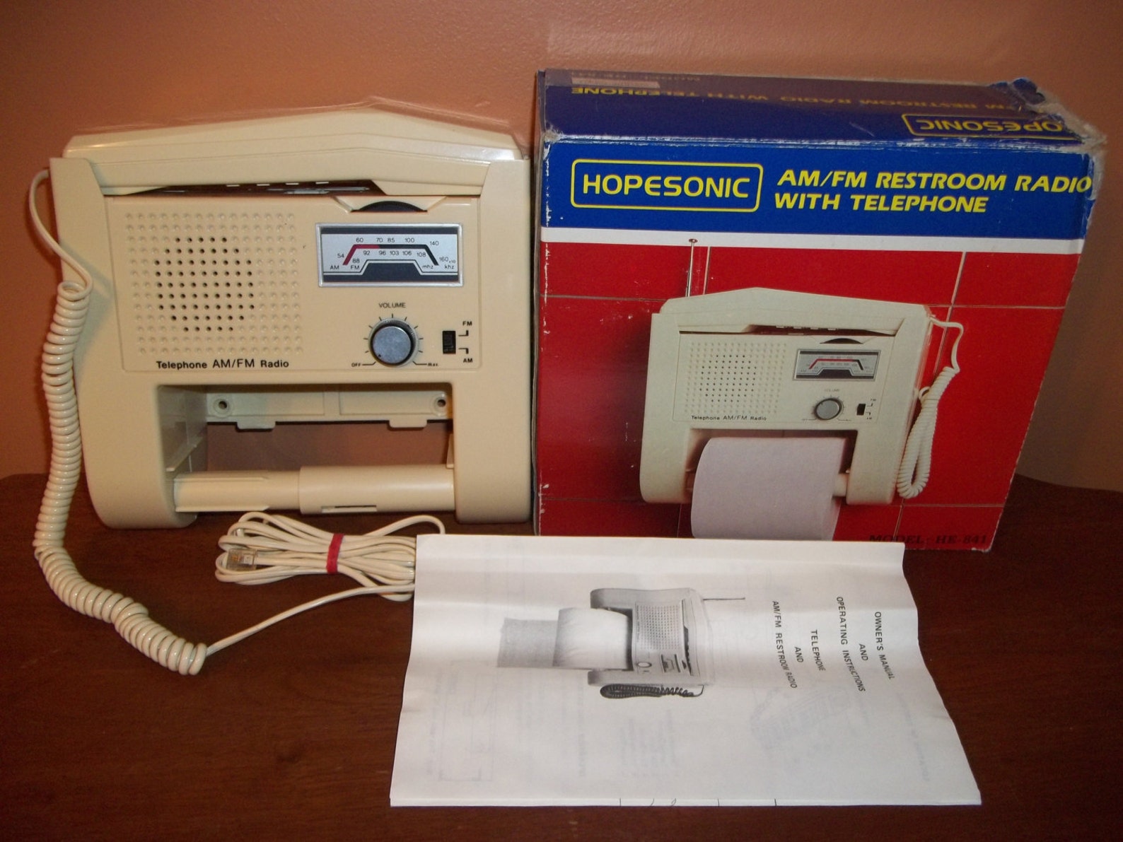 Hopesonic Am/Fm Restroom Radio with Telephone Bathroom Etsy