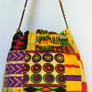 24 Inches Large-Kente African Print Grocery Bag Holder, Grocery Bag Dispenser, Kitchen Organizer, Plastic Bag Dispenser, Kitchen Storage