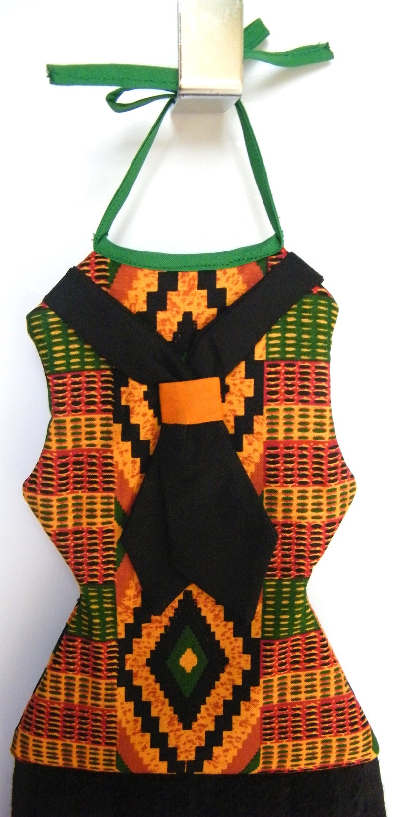 Serviette de cuisine suspendue dimpression africaine décor ...