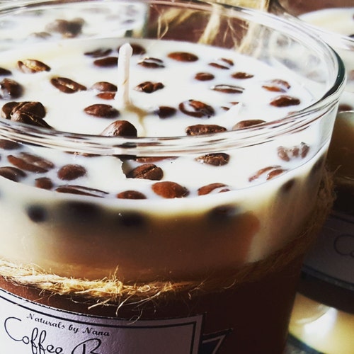 Our Best Selling Coffee Candle with Whole Beans In Four Sizes