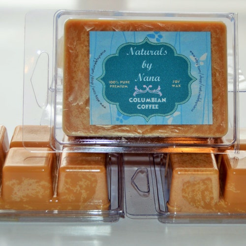Colombian Coffee With Beans  Soy Wax Melts Wonderful Fragrances