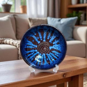 Weighted Hand-Thrown Ceramic Bowl