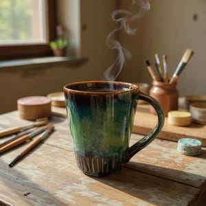 Wheel Thrown Ceramic Mug - 12oz