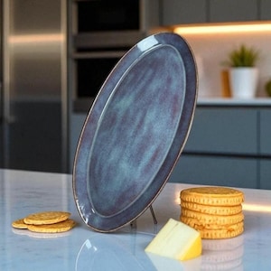 Hand-Built Oblong Serving Platter