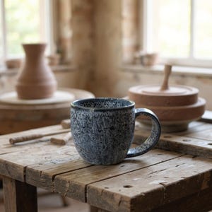 Wheel Thrown Ceramic Mug - 8oz