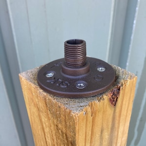 Shorty Mounting Kit (Mount Only) standard 1/2&quot; thread to accept Pleasant Ranch Birdhouses