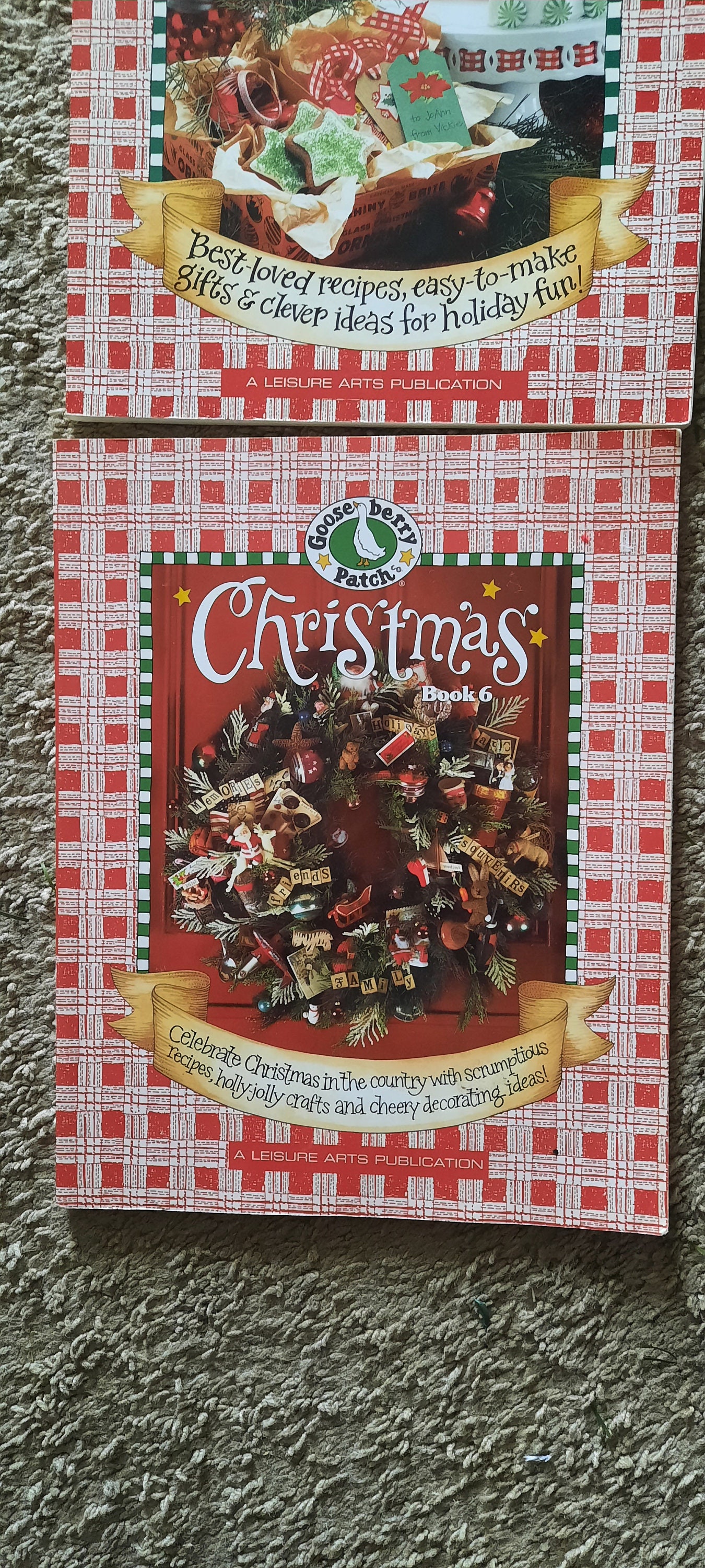Craft Books Gooseberry Patch Christmas Books 4 6 Decorate Etsy