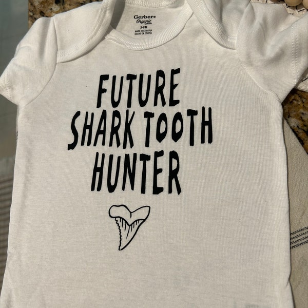 Future Shark Tooth Hunter Onesie