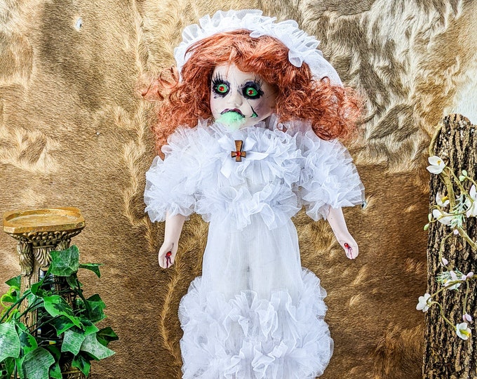 q62 Haunting Doll Collectible Series "                       " Oddities MacabreOddities Macabre halloween horror gothic display collectible