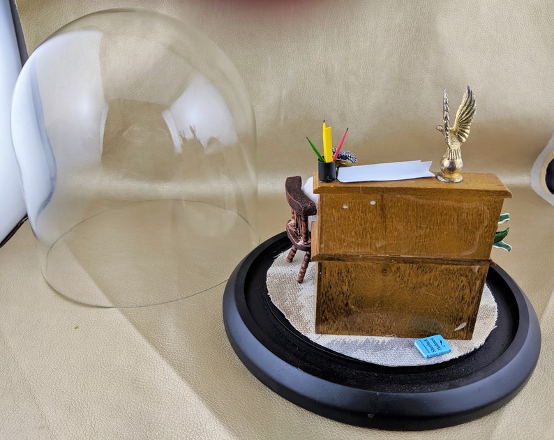 S21 Anthropomorphic Taxidermy Sherlock Holmes Mouse Glass dome Display collectible curiosity cabinet oddity oddities