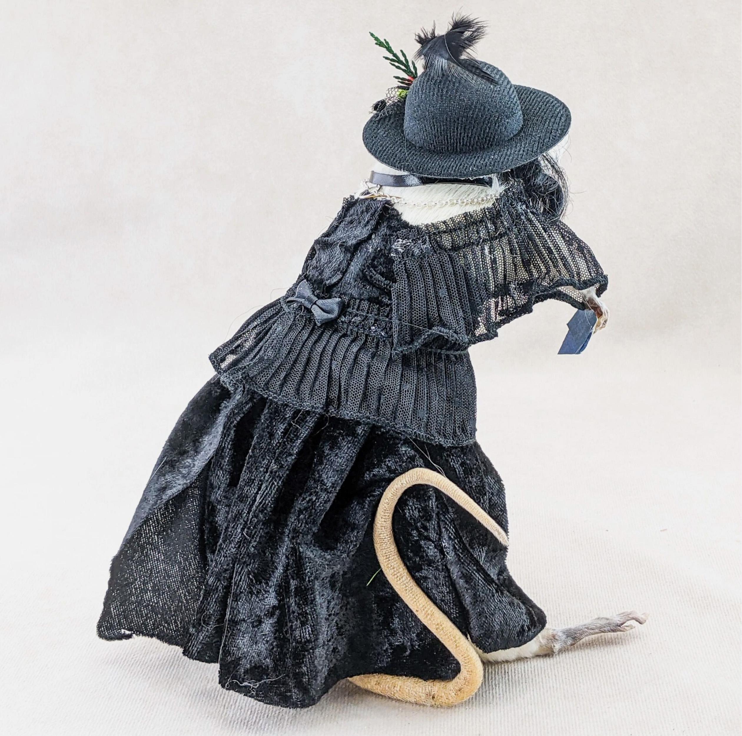 Goth Witch Rat Tarot Fortune Teller Cute Taxidermy Oddities