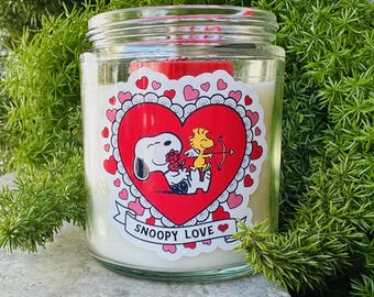 Snoopy LOVE Candles, Snoopy Gifts, Romantic Gifts