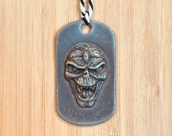 IRON MAIDEN Official Dog Tag Jewelry from 2005 Bravado