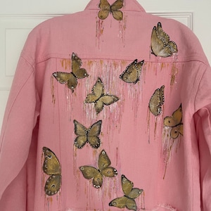 Hand-Painted Denim I | Unique Wearable Art | Custom Floral Fashion | Boho Chic Statement Piece each made to order