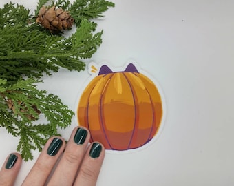 Pumpkin Sticker | Halloween Pumpkin Stickers | Fall Stickers | Pumpkin Vinyl Sticker