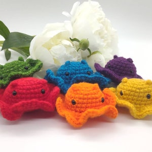 Crochet Octopus | Crochet Animals | Worry Pet Plush | Fidget Toy | Gift Under 10