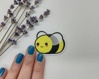 Bee Sticker | Easter Basket Stuffer | Gift for Gardener | Save the Bees | Bee Sticker for Invitation