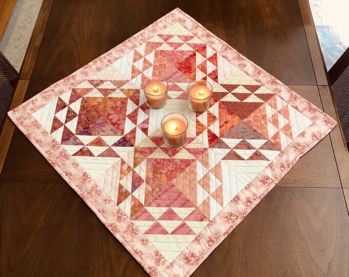 Peaches and Cream Reversible Table Topper 27.5 70cm - Etsy