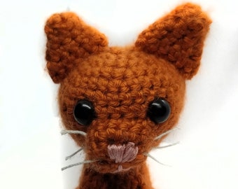 READY TO SHIP Orange Cat Amigurumi