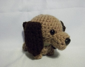 MADE TO ORDER Solid Dachshund Amigurumi