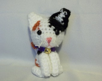 MADE TO ORDER Calico Cat Amigurumi