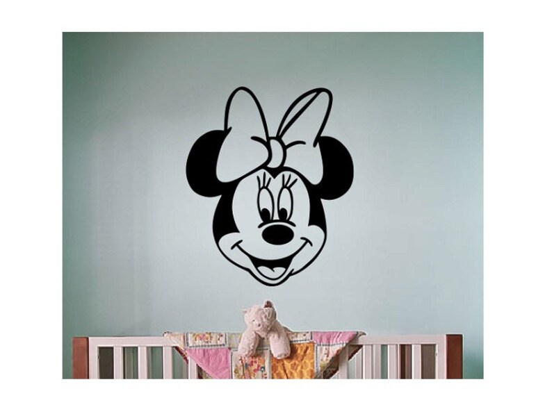 Minnie Mouse Wall Decal Sticker Large kids bedroom big fun Etsy