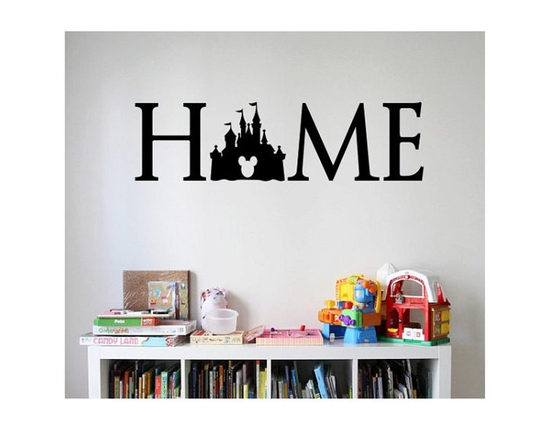Disney Home Wall Quote decal Sign Vinyl Decal Sticker love Etsy