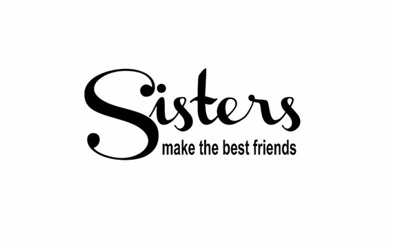 Wall Stickers Sisters Friends Quote Bedroom Giggles Secrets Art Decals Vinyl Hom