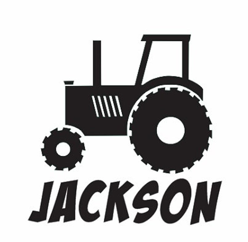 Tractor Vinyl Wall Decal Sticker Large Farm kids bedroom big Etsy