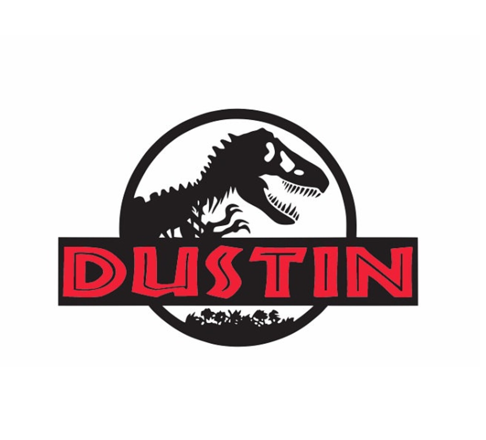 Dinosaur Name Wall Decal Sticker Large kids bedroom big fun Etsy