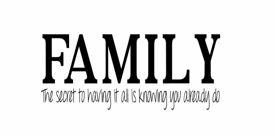 Family Wall Quote Sign Vinyl Decal Sticker multiple sizes wall | Etsy