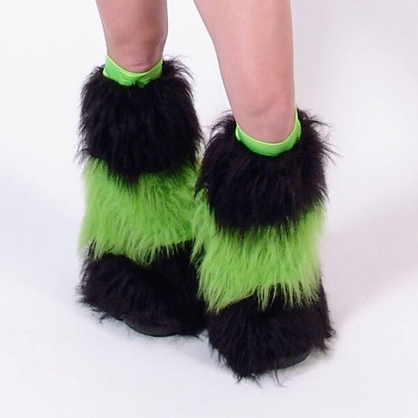 Fur Leg Warmers - Etsy