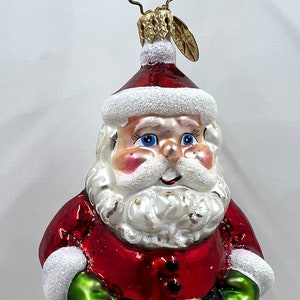 Radko Santa Ornament - Etsy
