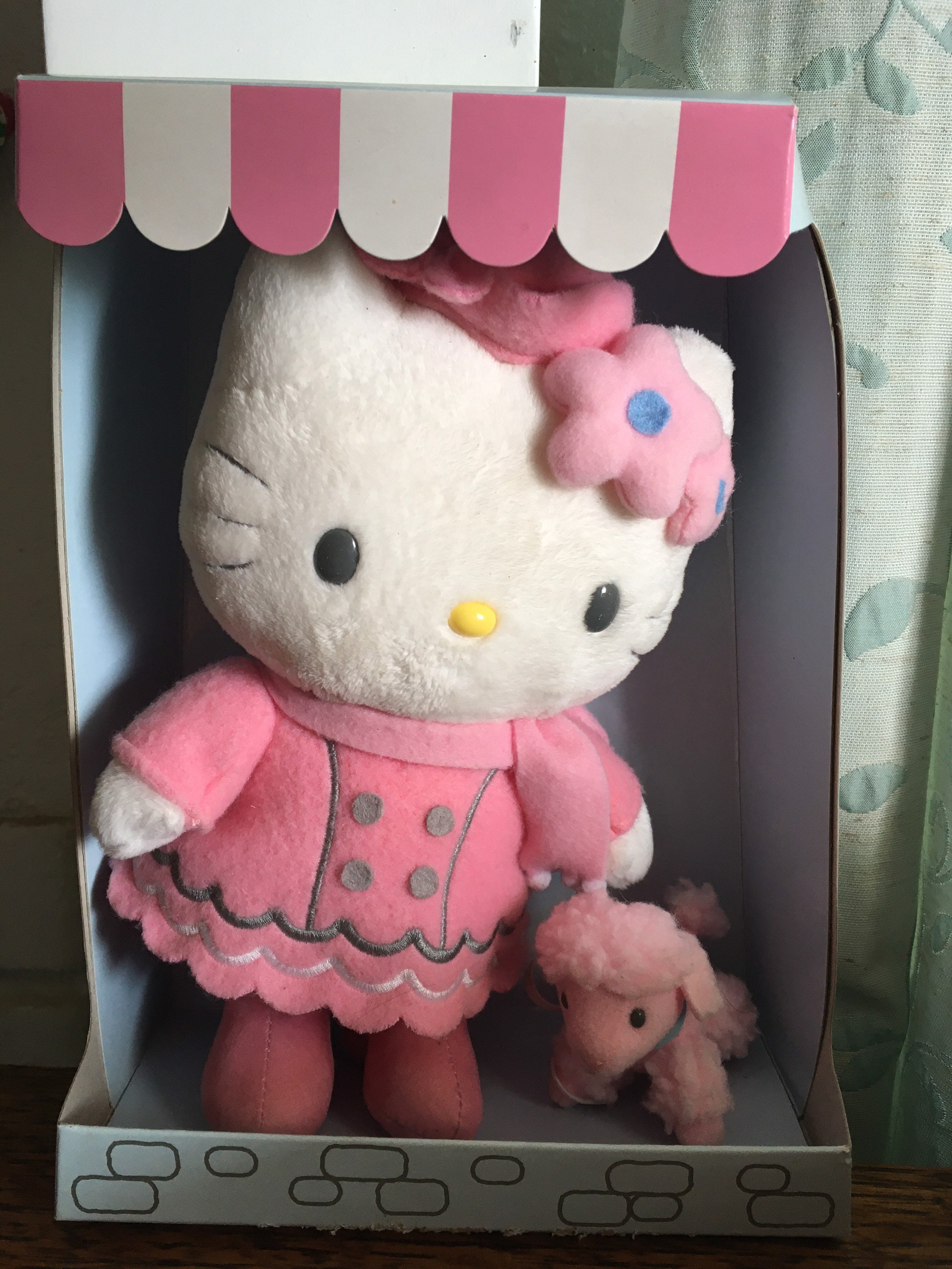Plush Sanrio Hello Kitty and Poodle Pink Coat 