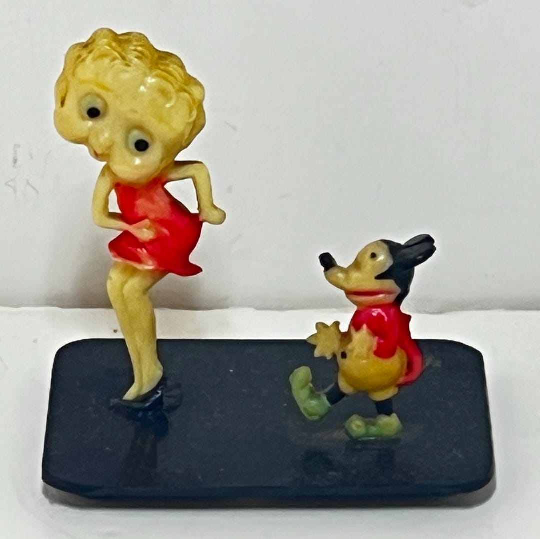 Mickey Boop Baby Betty Boop and Mickey Mouse Vintage Japan Figures - Etsy