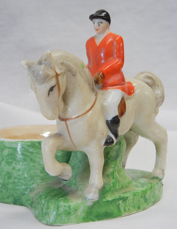 Vintage Made in Japan horse rider equestrian figurine 1950s Etsy