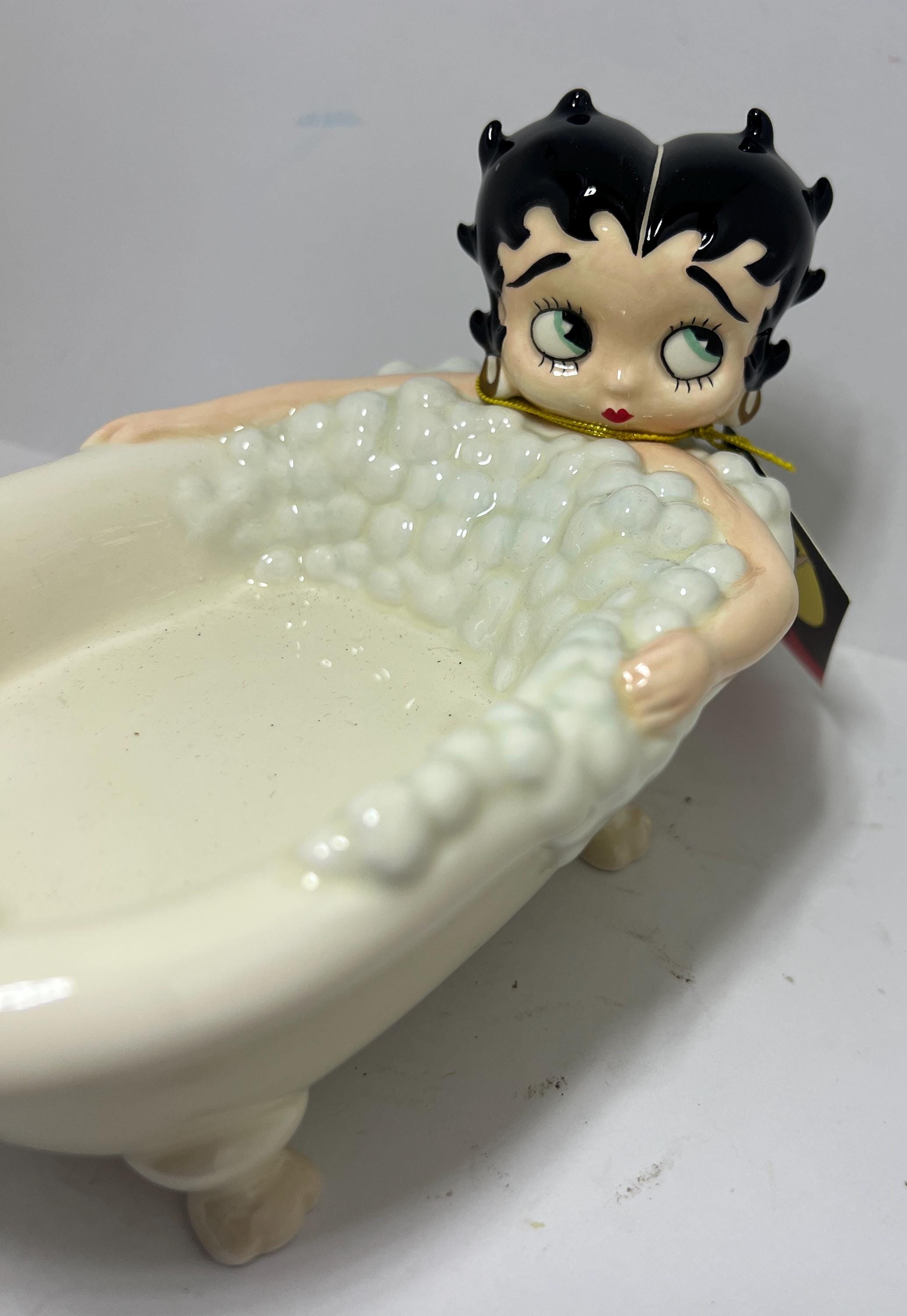 メ*ル様 ベティ・ブープ バスタブフィギュア（2003年製） Betty Boop Bath Tub - Etsy