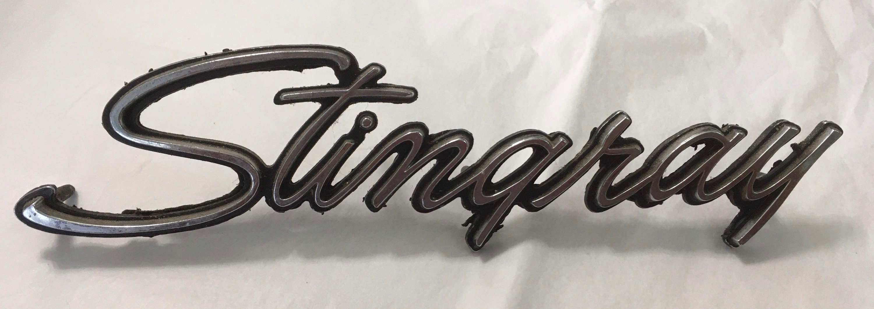 Vintage Corvette Stingray Emblem Car Accessory - Etsy