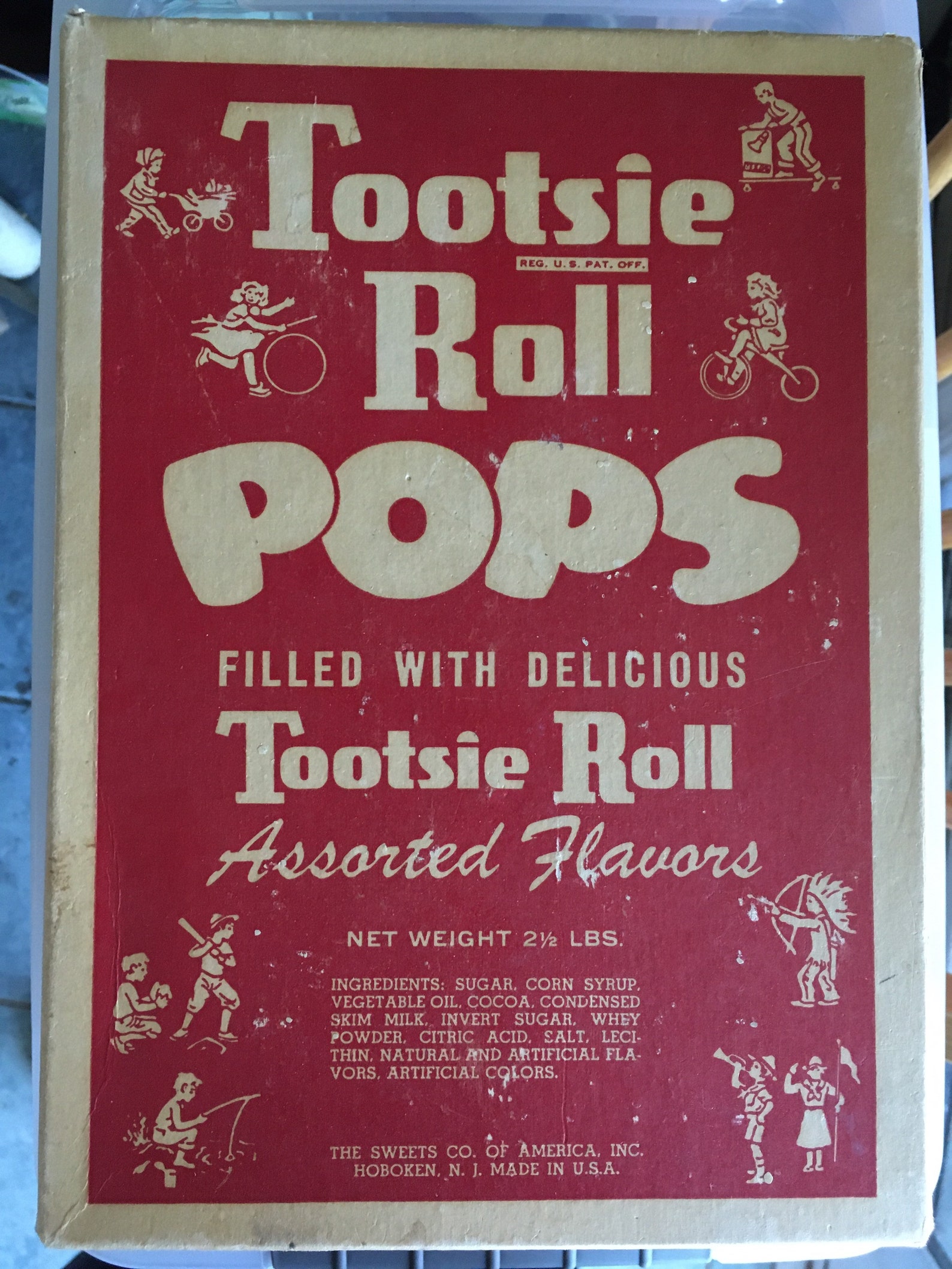 Vintage Tootsie Roll Pops Box 2 Cents Etsy