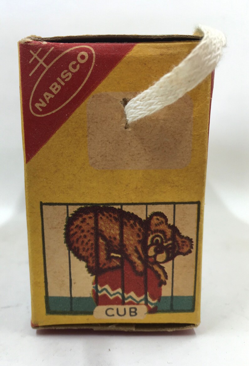 Vintage Animal Cracker Package Cardboard Box Barnums Animals Nabisco Etsy