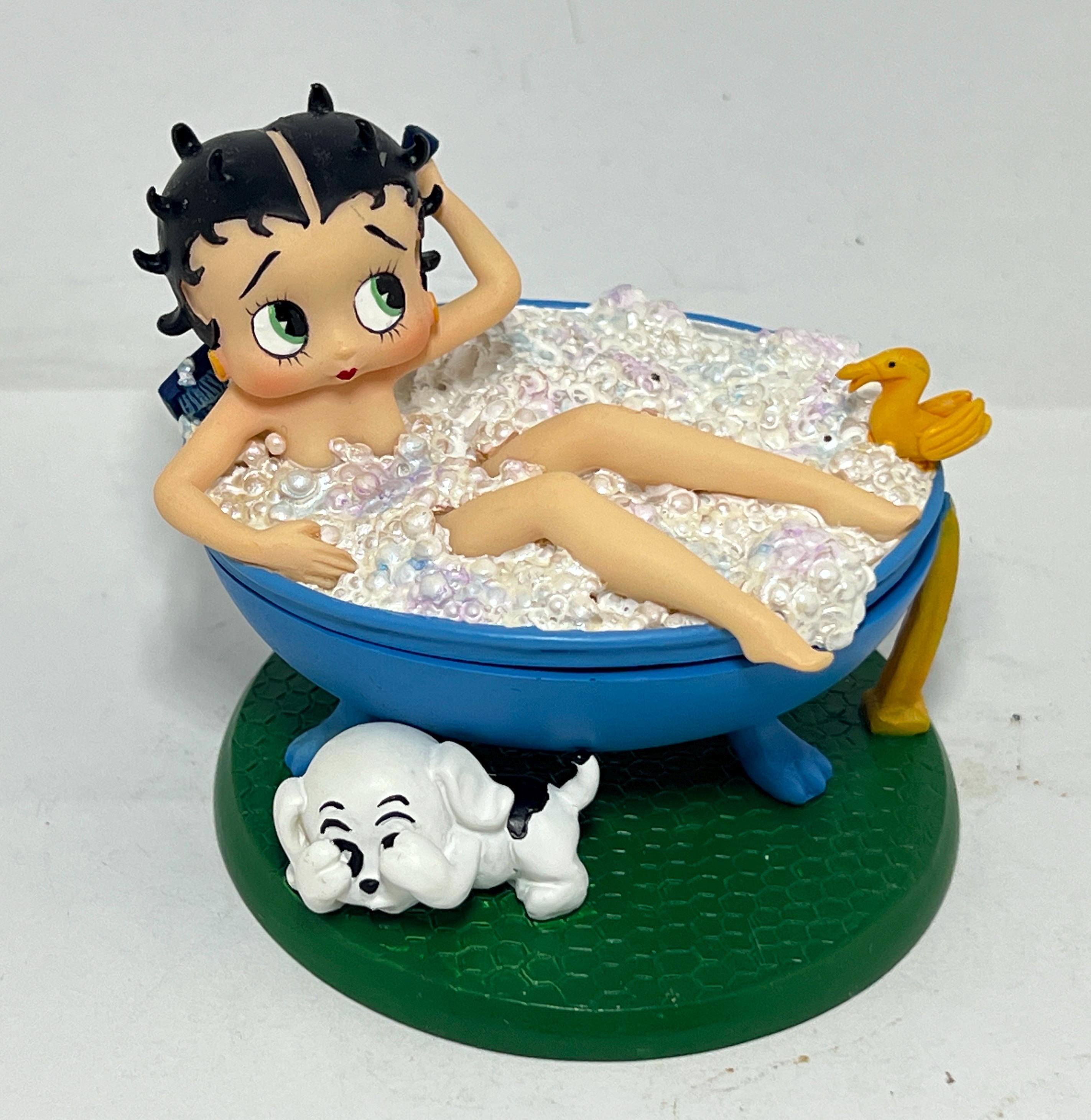 メ*ル様 ベティ・ブープ バスタブフィギュア（2003年製） Betty Boop Bath Tub - Etsy