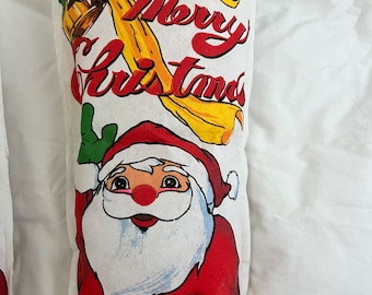 Vintage Christmas Stocking Set Santa
